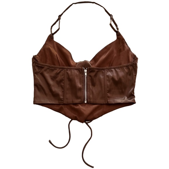 Fashion Nova - Sweet and Sleek Satin Bustier Corset Top - Picture 3 of 6